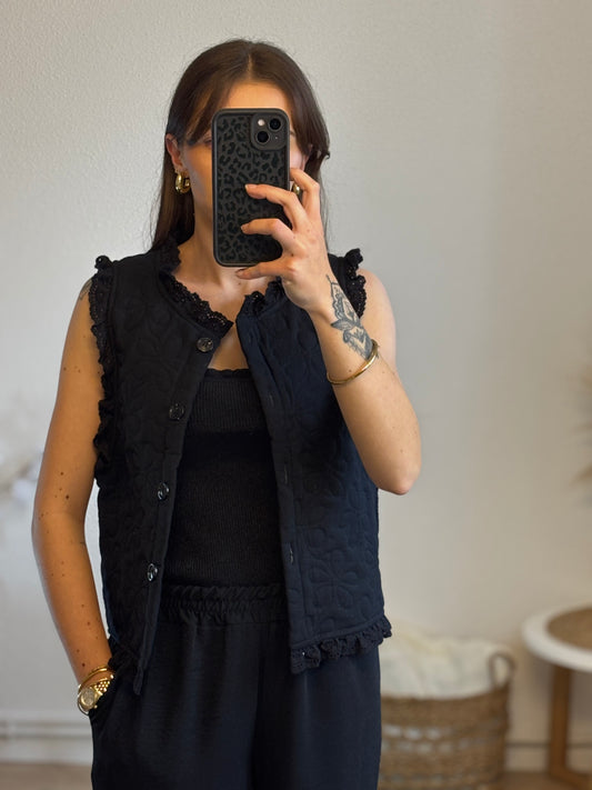 GILET KATE - NOIR