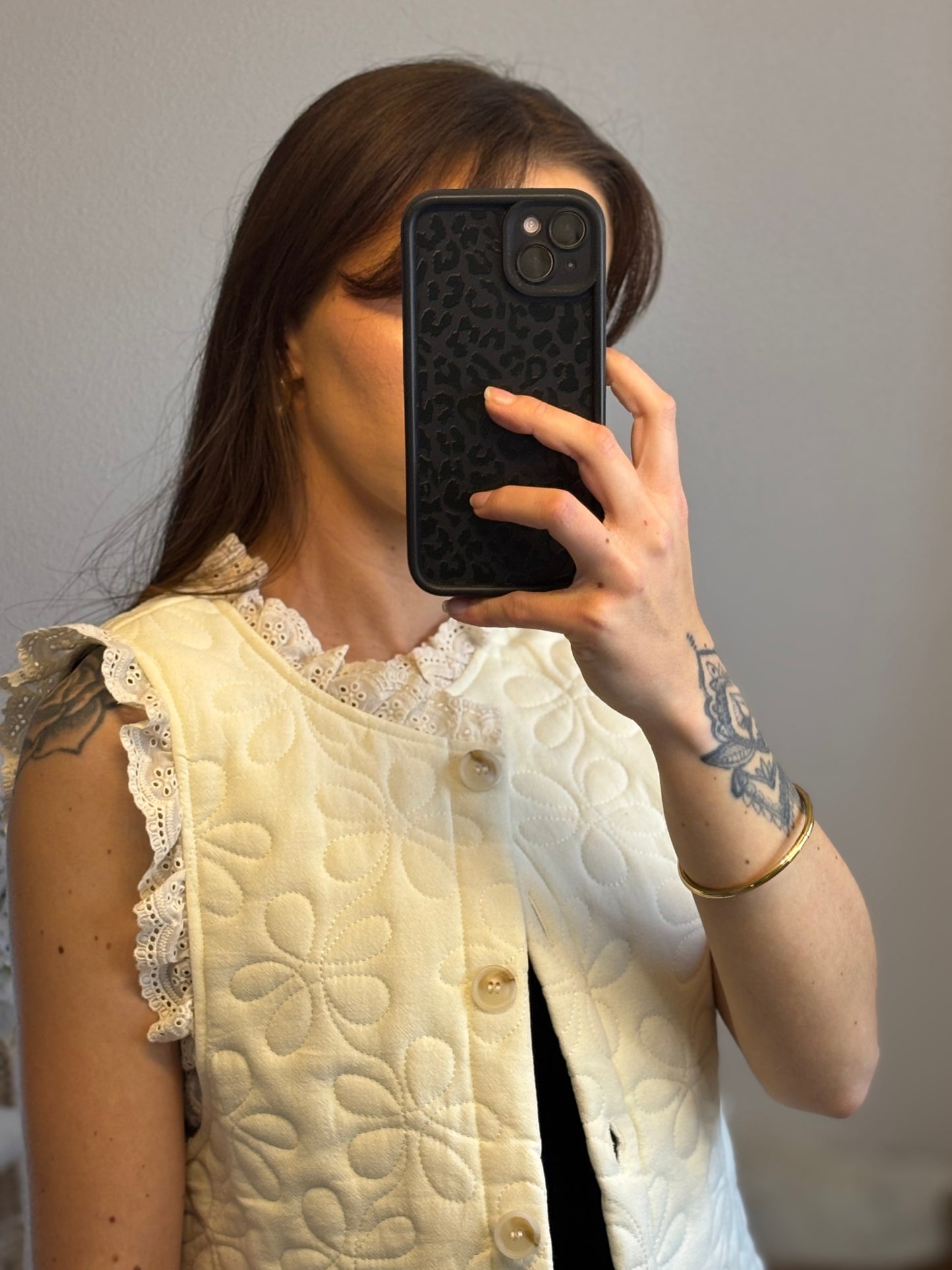GILET KATE - ECRU