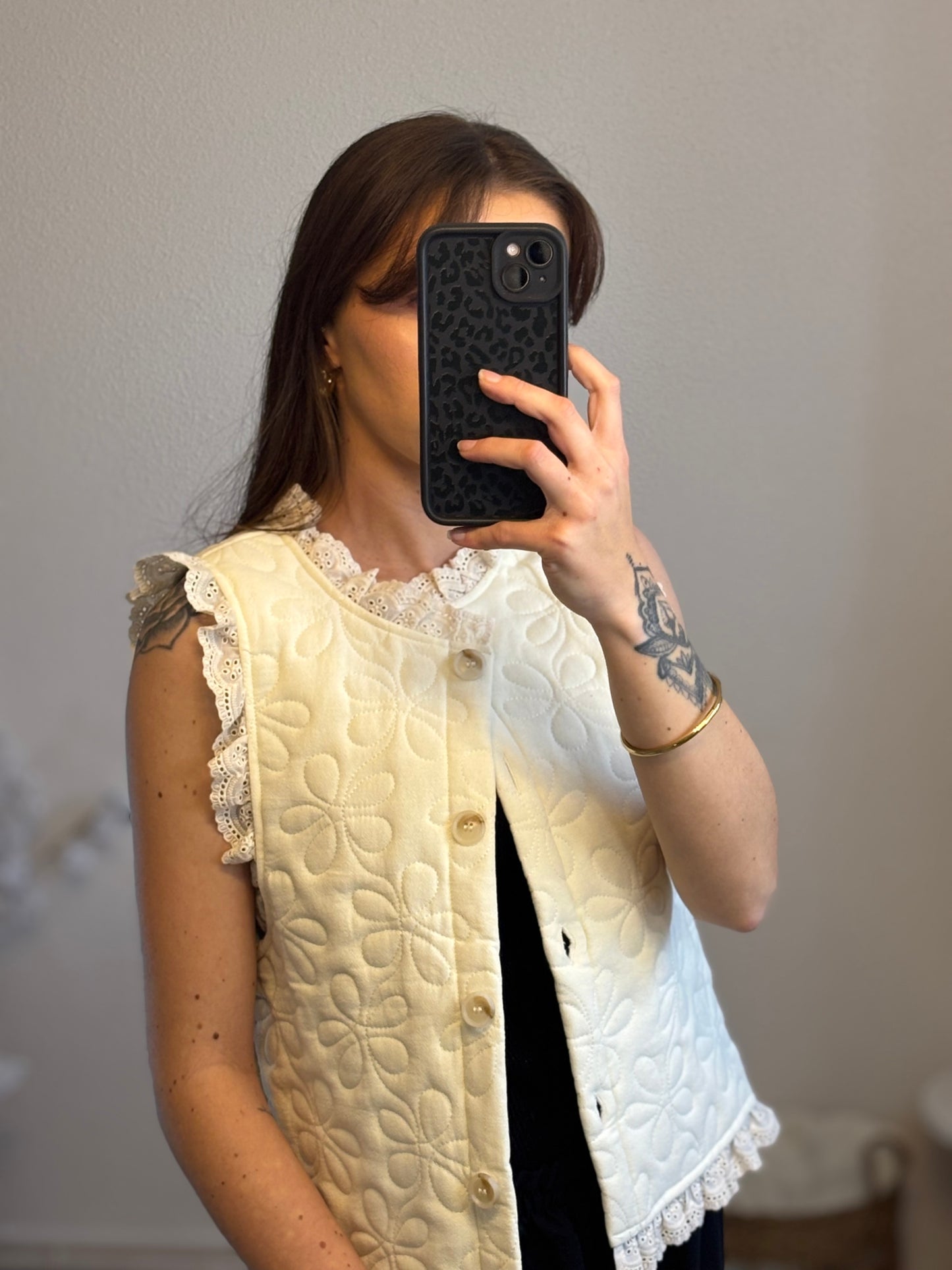 GILET KATE - ECRU