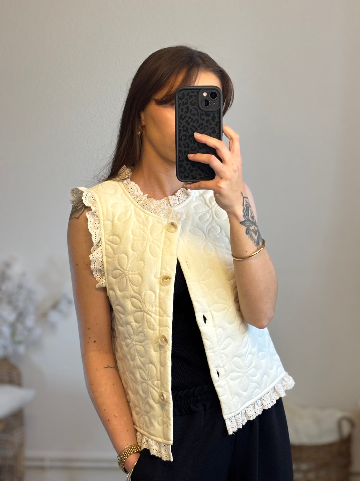 GILET KATE - ECRU