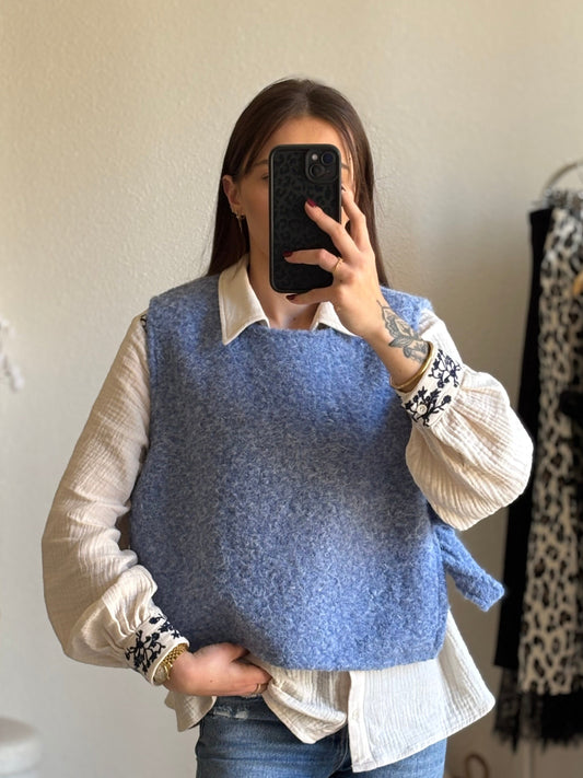 PLASTRON CHLOE - BLEU