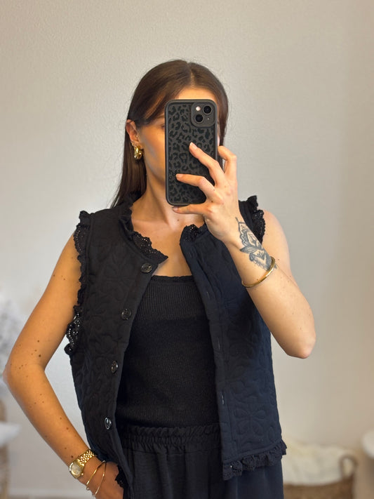 GILET KATE - NOIR