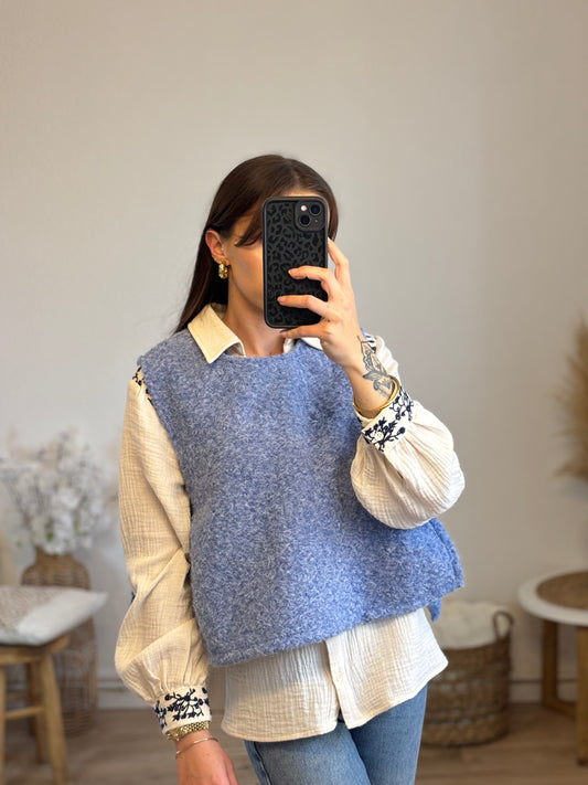PLASTRON CHLOE - BLEU