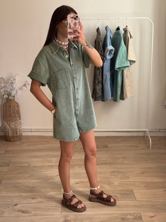 Combi-short LOLA kaki