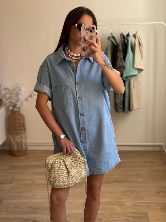Combi-short LOLA bleu jean