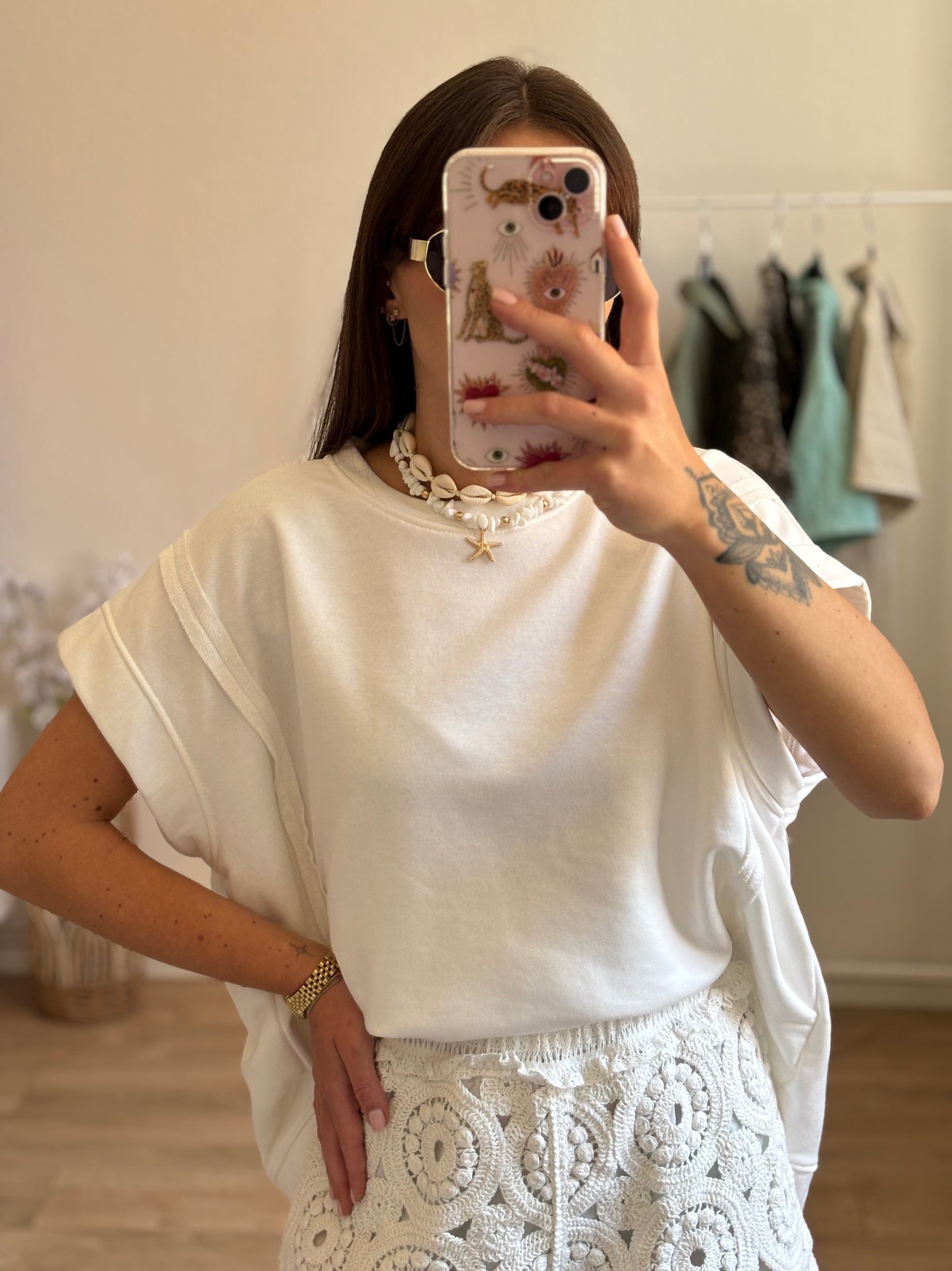 T-shirt ESMEE blanc