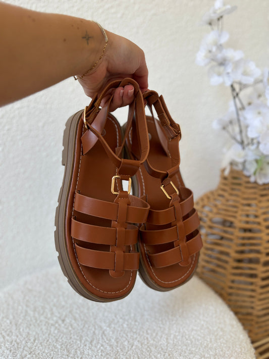 Sandales LISA camel